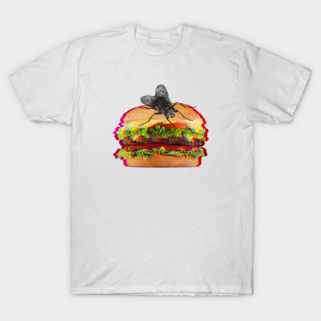 Mosca hamburger T-Shirt by SilentSpace